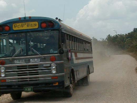 Bus transport on the Southern Highway