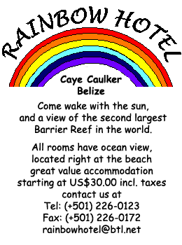 The Rainbow Hotel on Caye Caulker