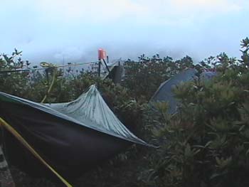 Camping on Victoria Peak