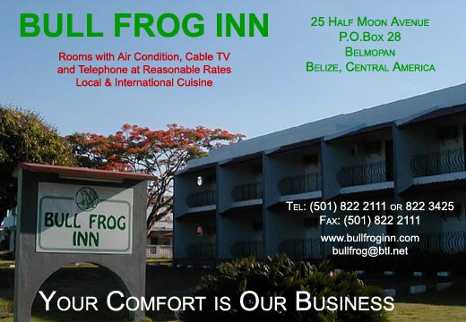 Bull Frog Inn, Belmopan, Belize