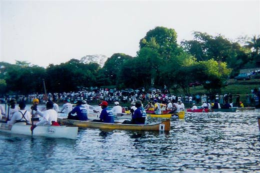 The Start of the Ruta Maya River Challenge 2004 in San Ignacio