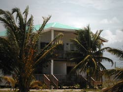 Brand new apartment buildings emerge everywhere on the Placencia peninsula.