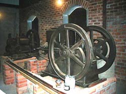 Old rubber production machines in the Old Belize cultural and historical center