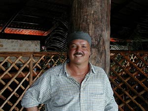 Francis Woods, curator of the Old Belize cultural and historical center