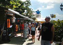 Indside the Tourist Village in Belize City shops offer anything from postcards to belizean drums to cuban cigars to silver jewelry.