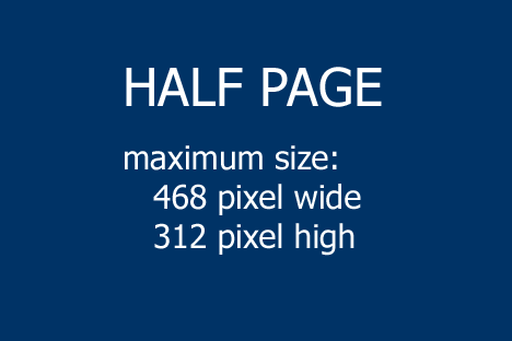 half page ad size
