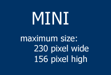 mini ad size